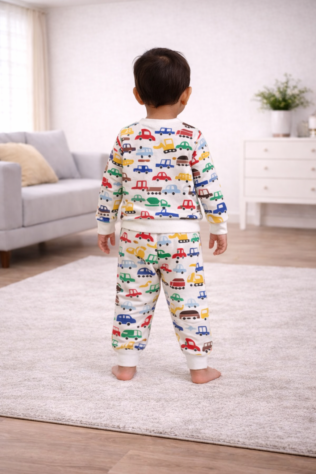 Road Trip Printed Sweatshirt & Jogger Set