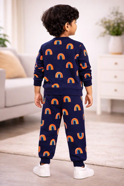 Ballet & Unicorns Printed Sweatshirt & Jogger Set
