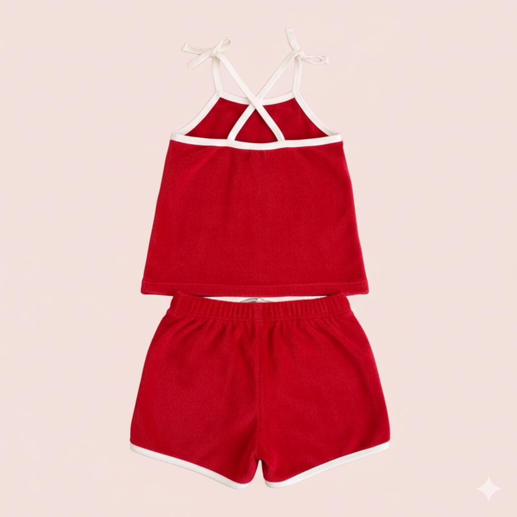 Cherry Breeze Terry Co-ord Set