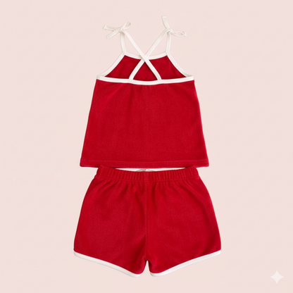 Cherry Breeze Terry Co-ord Set