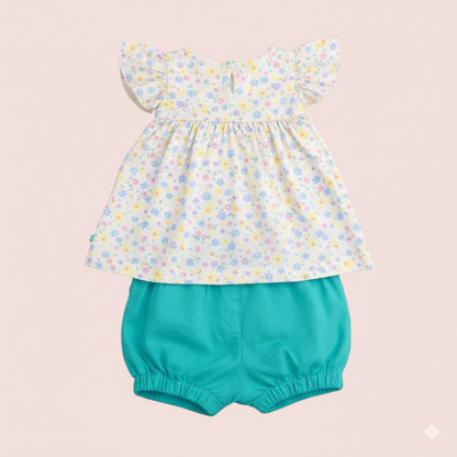 Spring Bloom Smocked Set