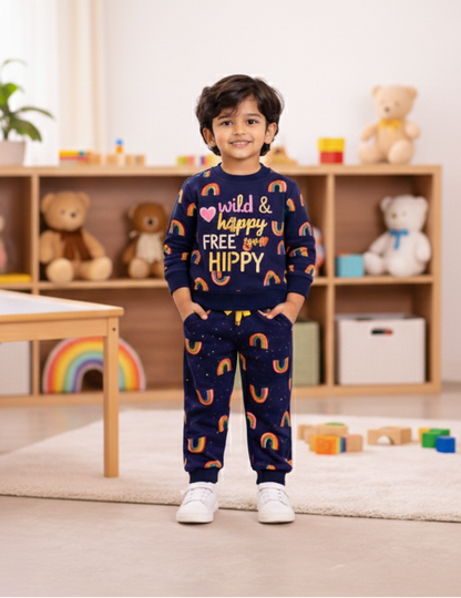 Ballet & Unicorns Printed Sweatshirt & Jogger Set