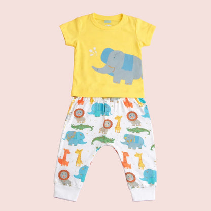 Happy Elephant Playwear shaded Set