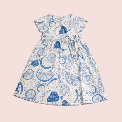 Blue Orchard Cotton Dress