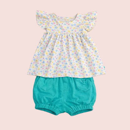 Spring Bloom Smocked Set